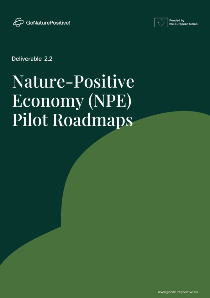 Nature-Positive Economy Pilot Roadmaps report cover